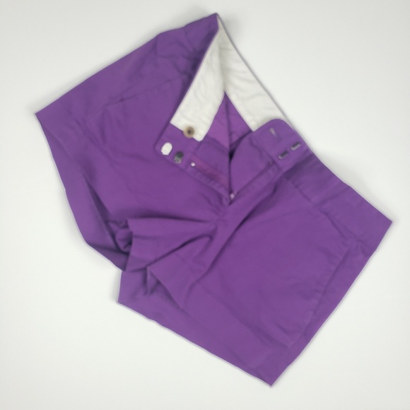 Women's Purple J Crew Shorts - Picture 5 of 6